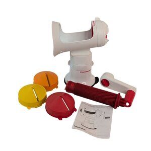 Tupperware FusionMaster Spiralizer w/Base & 3 Blades Vegetable‎ Cutter